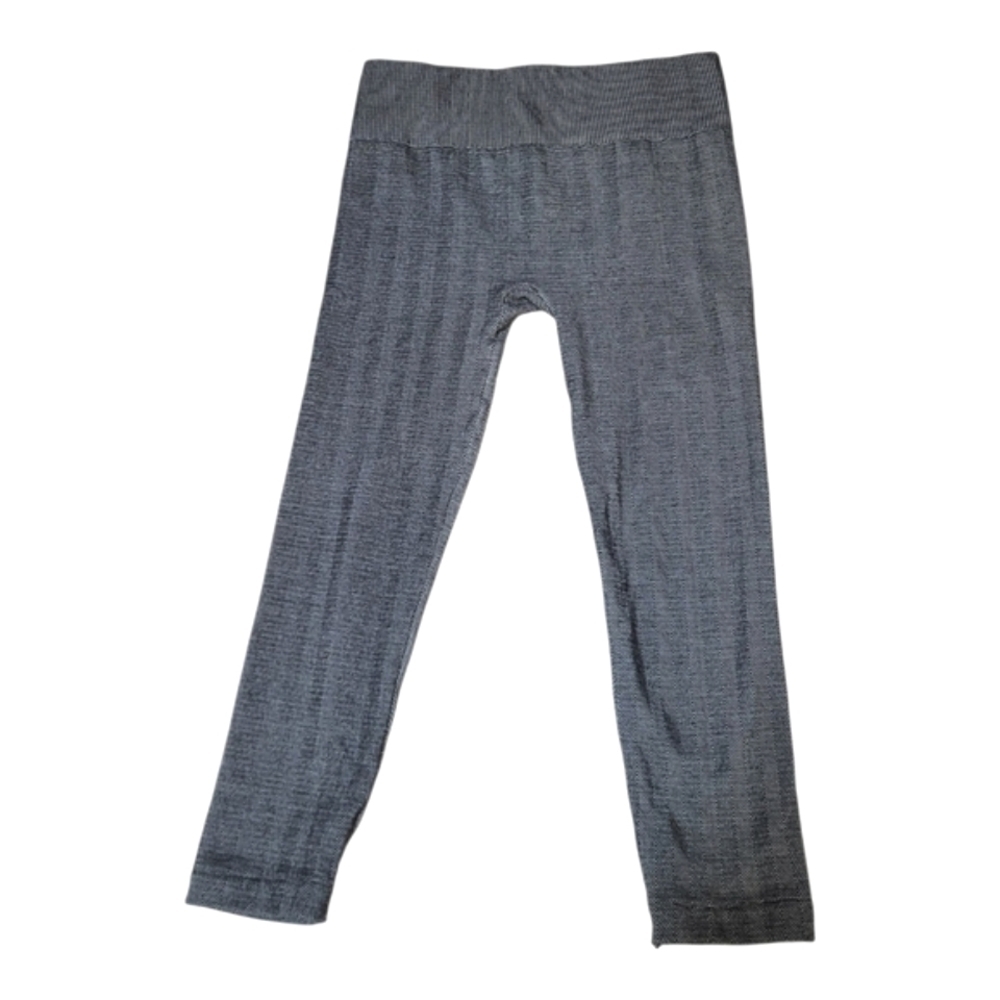 Maze Gray Cozy Fleece-Lined Leggings for Everyday Comfort - Size L/XL